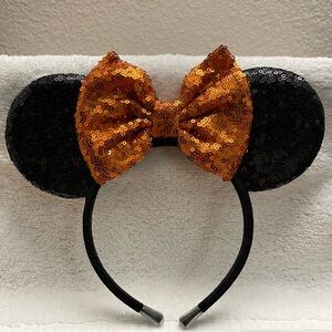 Mickey ears / Minnie ears | Disneyland | orange bow | Halloween